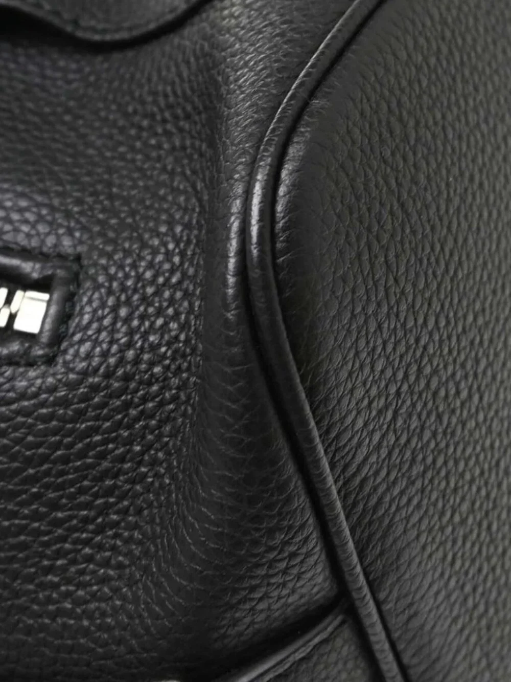 Christian Dior Black Aged Calfskin Backpack